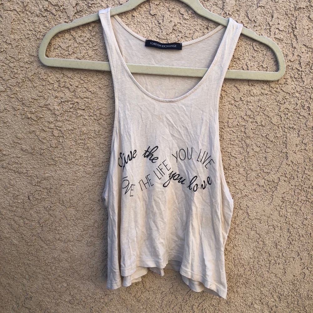 Foreign Exchange Graphic Tank Top Infinity Sign